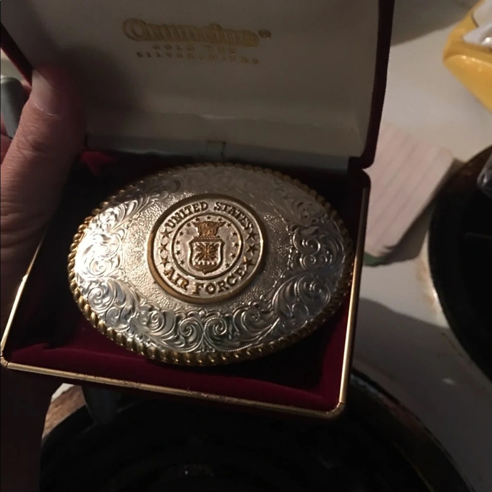 Air Force belt buckle